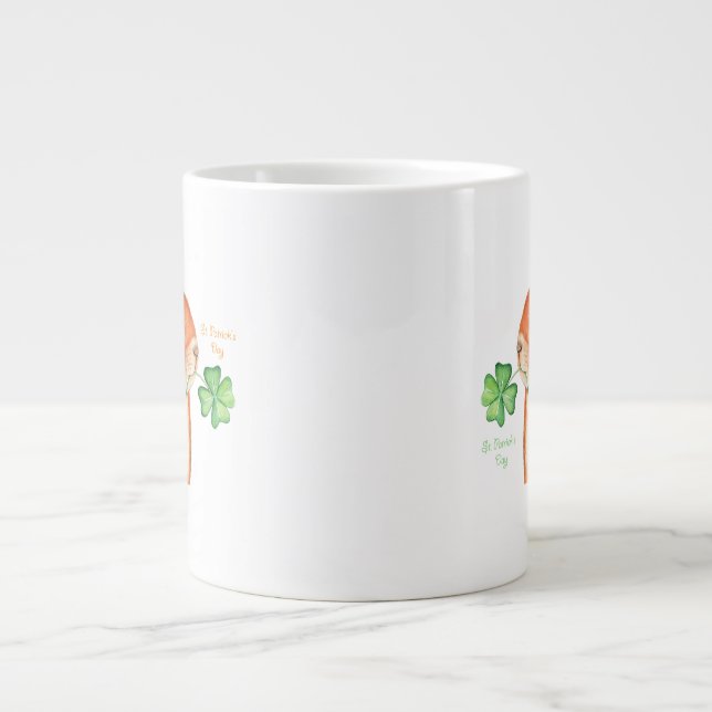 st Patricks Day Large Coffee Mug (Front)