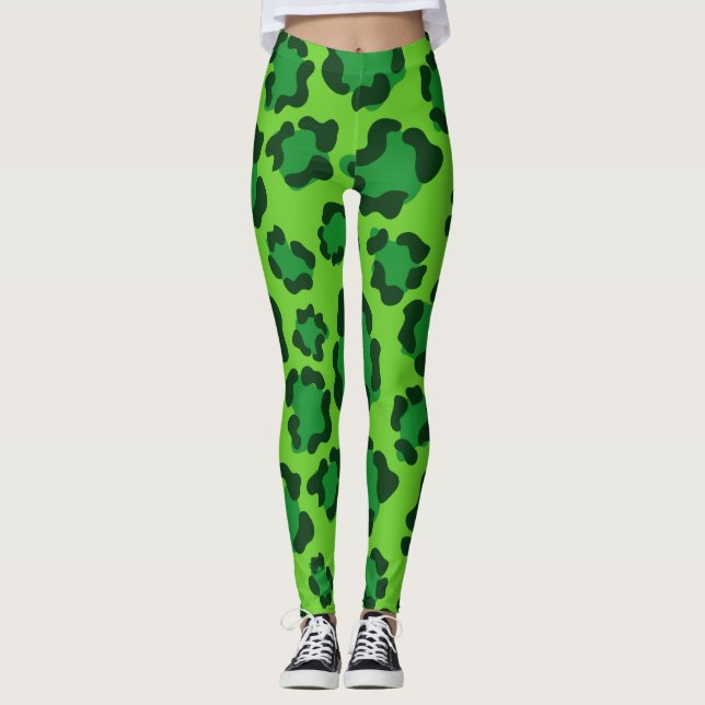 st patricks day  leggings (Front)