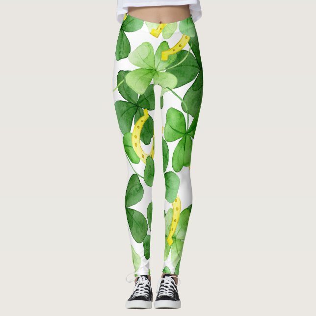 st patricks day  leggings (Front)