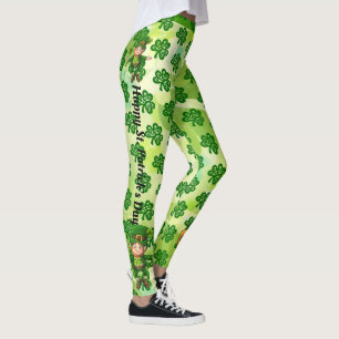 St Patrick's Day Leggings Saint Patrick Pants St.