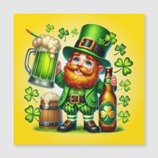 St. Patrick's Day Leprechaun Beer Design-65218 (Front)