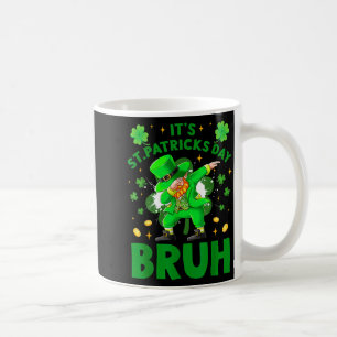 St patricks day leprechaun dabbing shamrock clover coffee mug