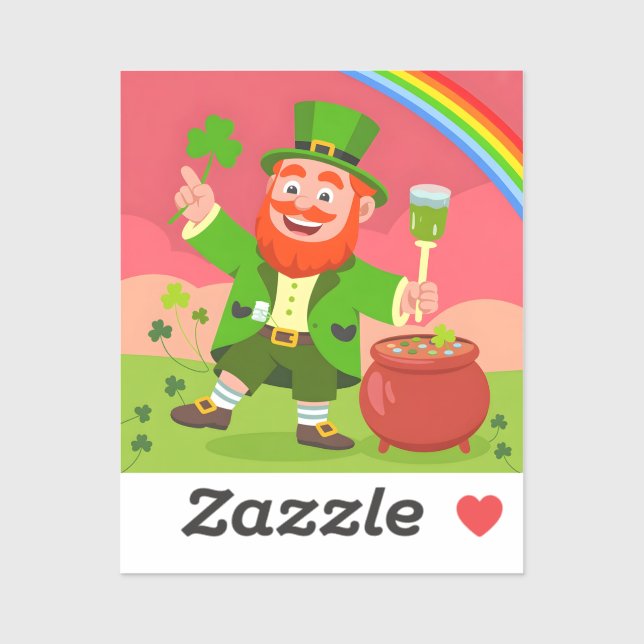 St. Patrick's Day Leprechaun Illustration  (Sheet)