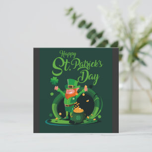 St. Patrick's Day Leprechaun invitation
