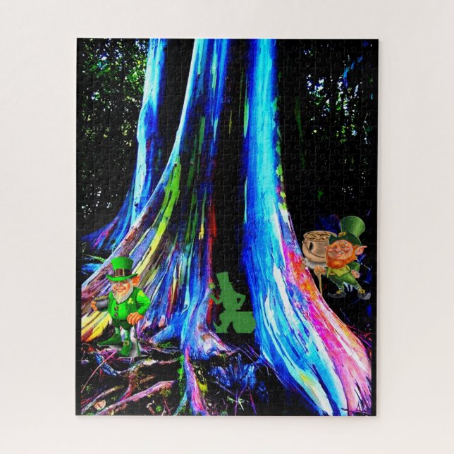 ST. PATRICK'S DAY LEPRECHAUN JIGSAW PUZZLE (Vertical)