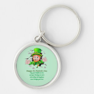 St. Patrick's day leprechaun Key Ring