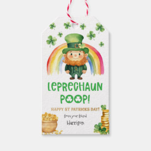 St Patricks Day Leprechaun Poop Favour Gift Tag
