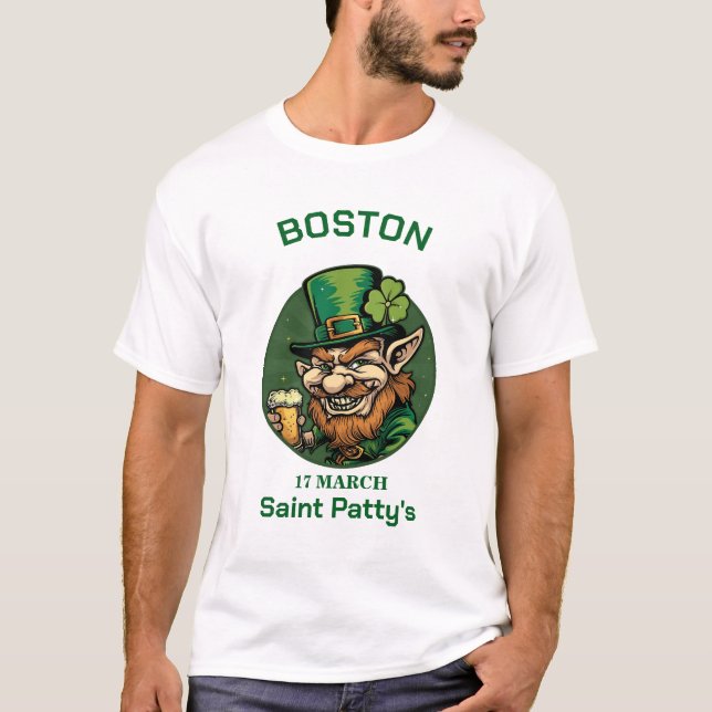 St. Patrick's Day Leprechaun T-Shirt (Front)