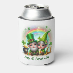 St. Patrick's Day Leprechauns Can Cooler