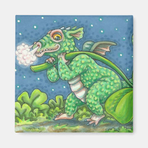 ST. PATRICK'S DAY LITTLE IRISH DRAGON FANTASY MAGNET