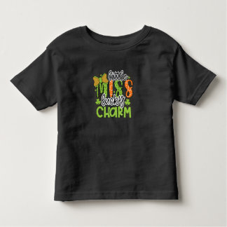 St Patricks Day Little Miss Lucky Charm Toddler T-Shirt