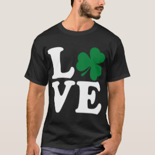 St Patrick's Day Love Green Irish Shamrock Fun T-Shirt