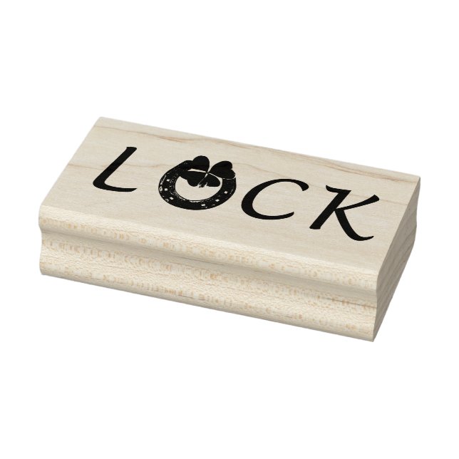 St. Patrick's Day Luck Rubber Stamp (Stamp)