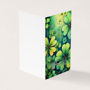 St. Patrick's Day Luck - Watercolor Shamrocks 🍀✨