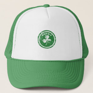 St. Patrick's Day Lucky Clover Trucker Hat