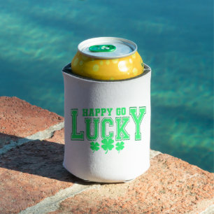 St Patrick's Day Lucky green beer stylish Can Cooler