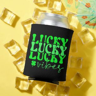 St Patrick's Day Lucky greenstylish Can Cooler