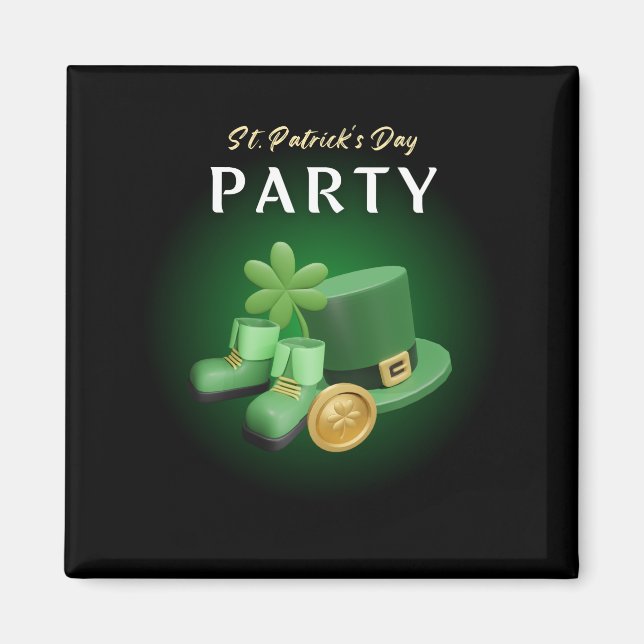 St. Patricks Day Lucky Irish -Funny Lucky Irish    Magnet (Front)