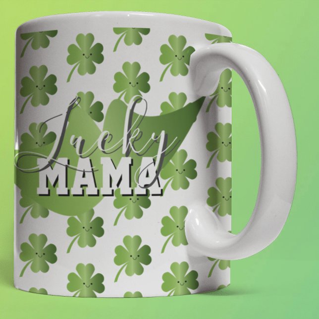 St Patricks Day Lucky Mum Coffee Mug (Creator Uploaded)