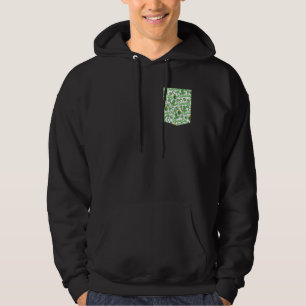 St Patrick's Day Lucky pocket full of shamrocks go Hoodie