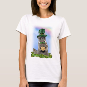 St Patrick's Day - Lucky Racoon T-Shirt