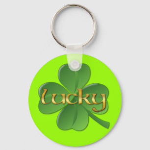 St. Patrick's Day Lucky Shamrock Key Ring