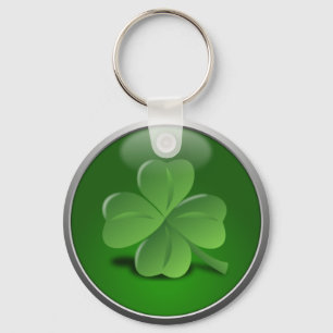 St. Patrick's Day Lucky Shamrock Key Ring