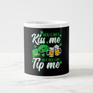 St Patrick's Day Lucky Shamrock  Large Coffee Mug
