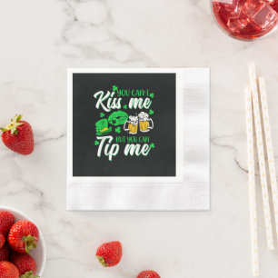 St Patrick's Day Lucky Shamrock  Napkin