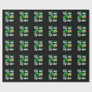 St Patrick's Day Lucky Shamrock Wrapping Paper