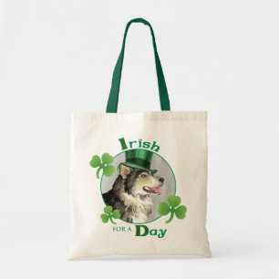 St. Patrick's Day Malemute Tote Bag