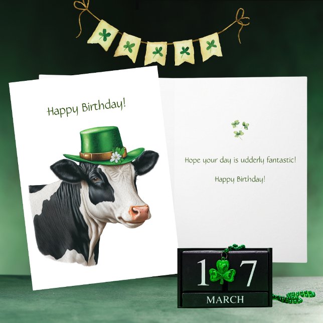 St. Patrick's Day March 17 Birthday Card (Creator Uploaded)