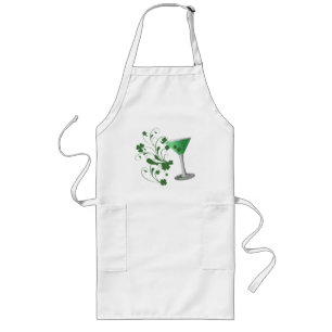 St Patrick's Day Martini Apron