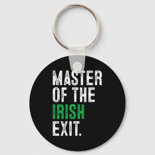 St patrick's day master of the irish exit irish key ring