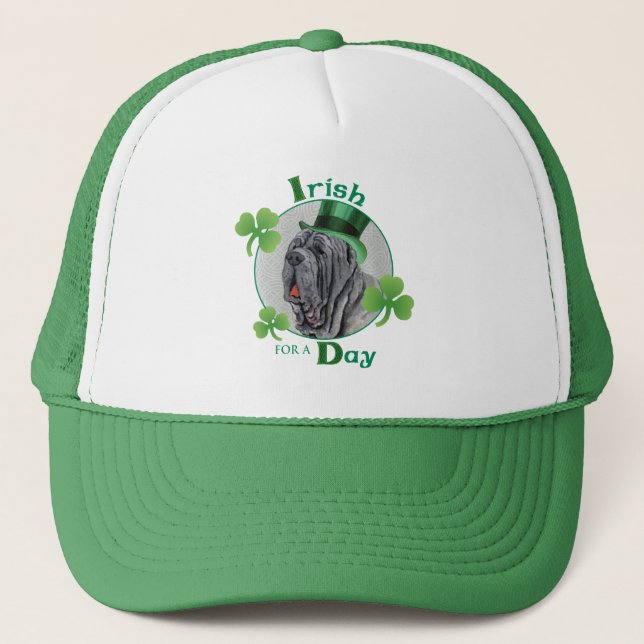 St. Patrick's Day Mastino Trucker Hat (Front)