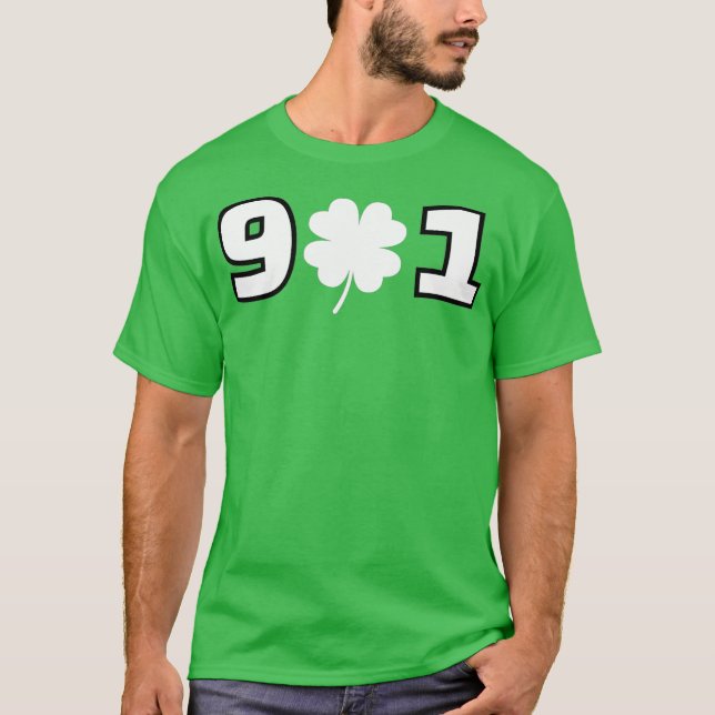 St Patricks Day Memphis Tennessee 901 Tigers Fan T-Shirt (Front)