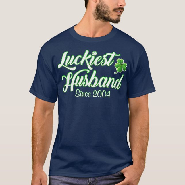 St Patricks Day Men Gift Marriage Anniversary T-Shirt (Front)