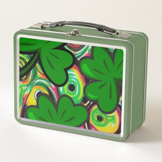 St. Patrick's Day Metal Lunch Box (Front)