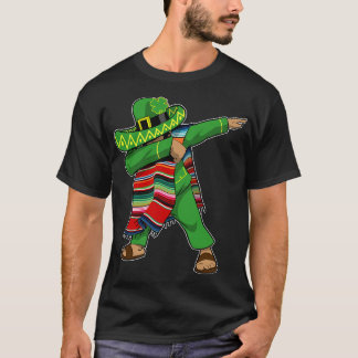 St Patricks Day  Mexican Irish Dabbing  T-Shirt