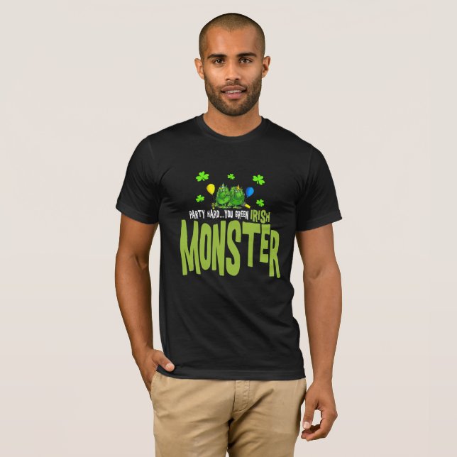 St Patrick's day Monster T-Shirt (Front Full)