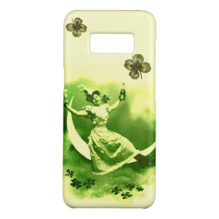 ST PATRICK'S  DAY MOON LADY WITH SHAMROCKS Case-Mate SAMSUNG GALAXY S8 CASE