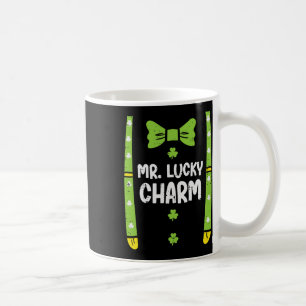 St Patricks Day Mr Lucky Charm Suspenders Saint Pa Coffee Mug