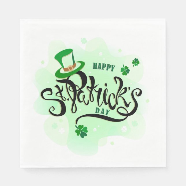 St Patrick's Day Napkins (Front)