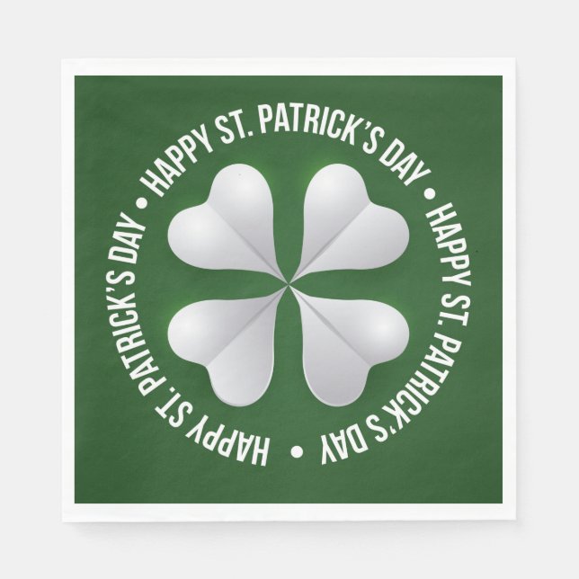 St Patrick's Day Napkins (Front)