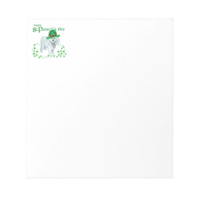St Patricks Day Notepad (Front)