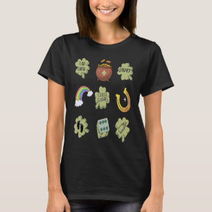 St Patrick's Day Nurse NICU OB L D Good Day To Cat T-Shirt
