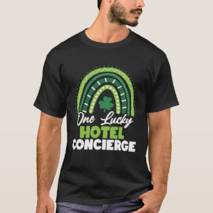 St Patricks Day One Lucky Hotel Concierge T-Shirt