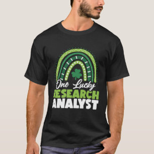 St Patricks Day One Lucky Research Analyst T-Shirt