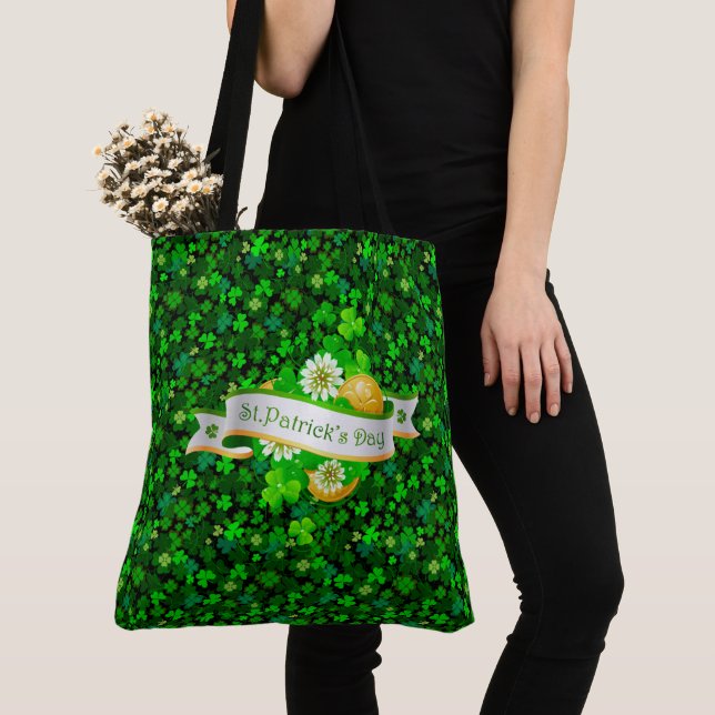 St.Patrick's Day Options All-Over-Print Tote Bag (Close Up)