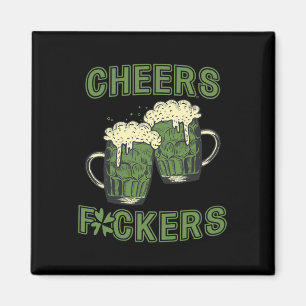 St Patricks Day Outfit Cheers Ers Drink Beer Irish Magnet